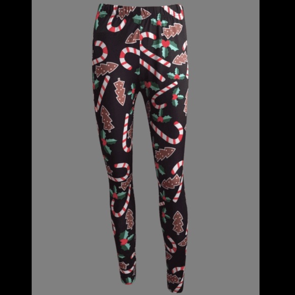 Christmas Graffic Tight Leggings - Picture 3 of 6